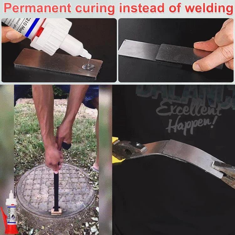 1/10Pcs Powerful Welding Repair Glue Universal Welding Adhesive Quick-drying Liquid Welding Filler for Metal Plastic Leather
