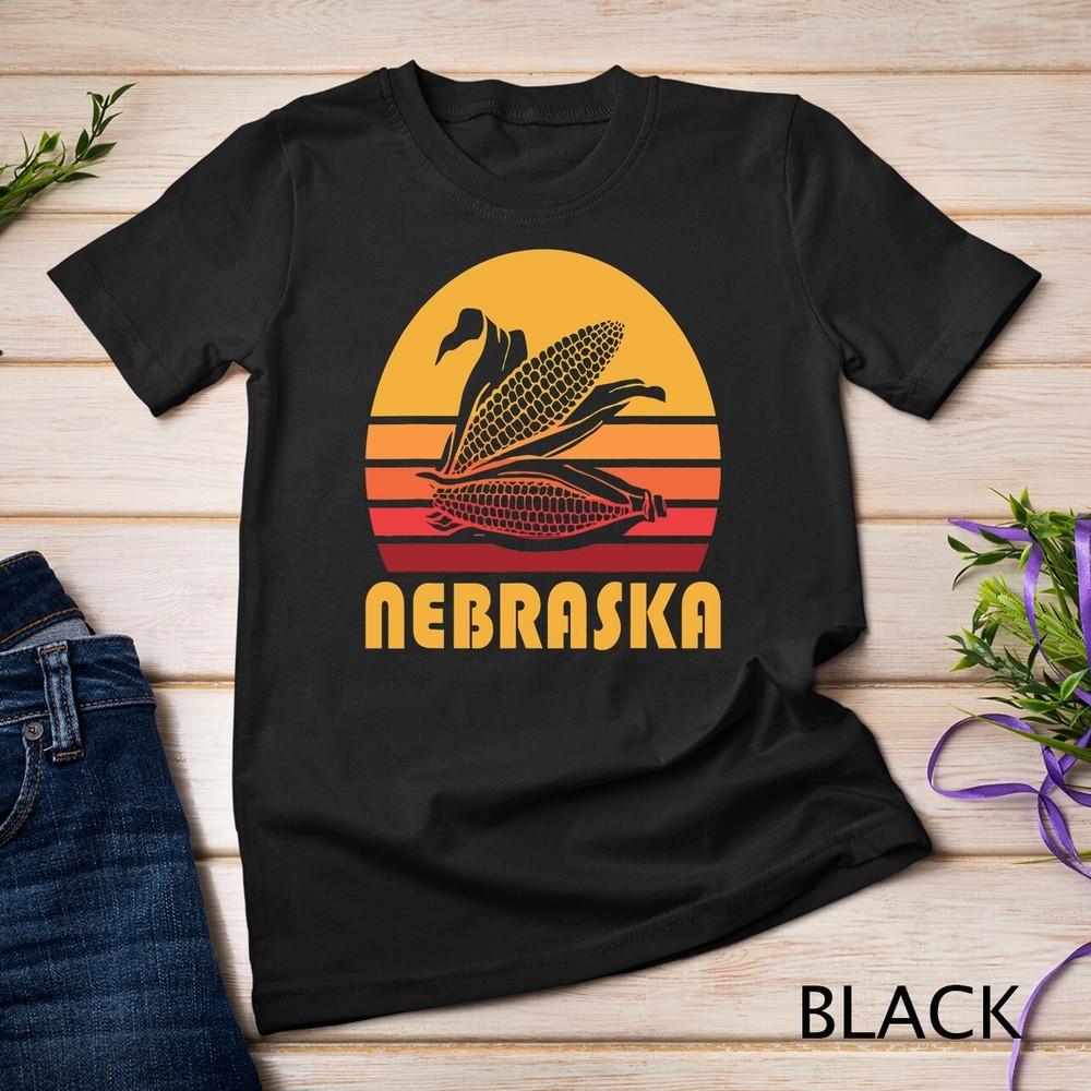 Retro Nebraska Corn Vintage Maize Farming T-Shirt Unisex T-shirt S
