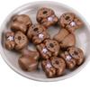 Pfirsichholz Kaffeebohne Teddybär Herz Perlen Kollektion für DIY Schmuck