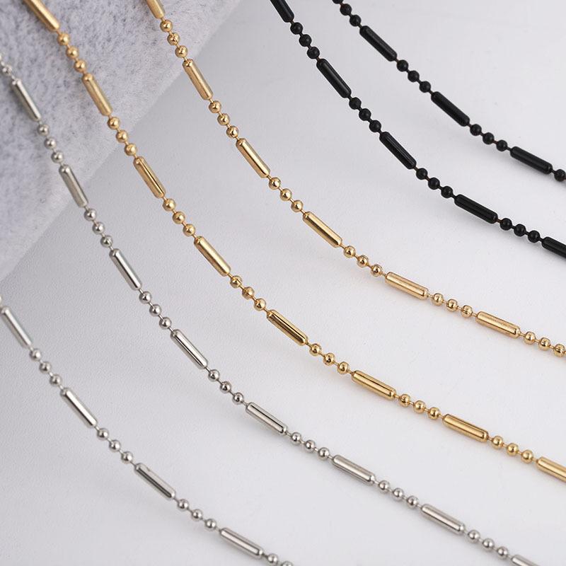 Set 3 Catene Porta Occhiali Da Donna – Oro, Nero, Argento – Lega Di Zinco – 73 Cm – Alla Moda E Pratiche