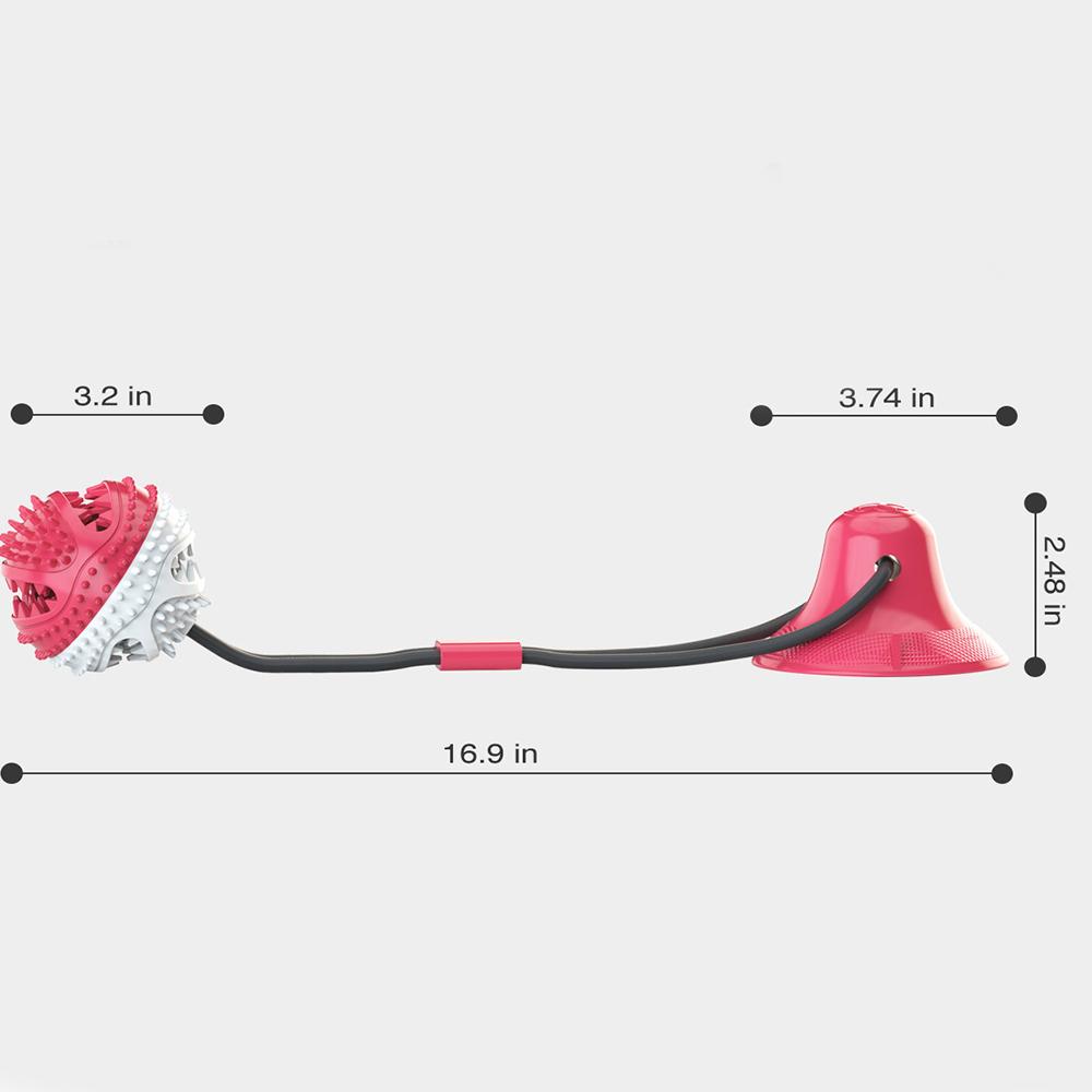 Toothbrush Chawing Dog Toys Indestructible Squark Aggressive Chewers Pet Plaything Soft Rubber Clean Pet Tooth Toy for Big Dog