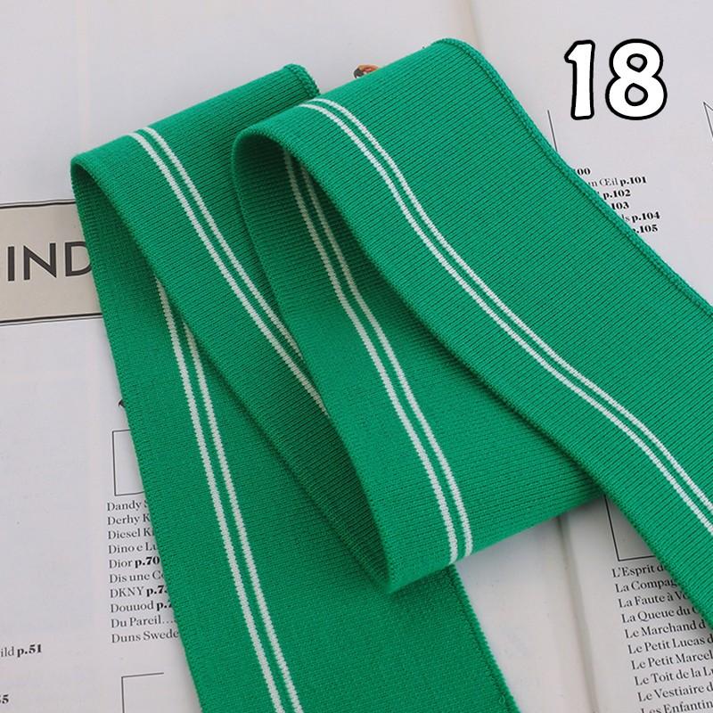 90x6cm Elastic Knitted Fabric DIY Rib Neckline Cuff Hem Knitted Fabric Sewing Baseball Uniform Jacket Clothing Supplies