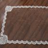 Modern Simple Transparent Lace Tablecloth Waterproof Oil and Scald Resistant Dining Desk Mat Decoration of High End Restaurant
