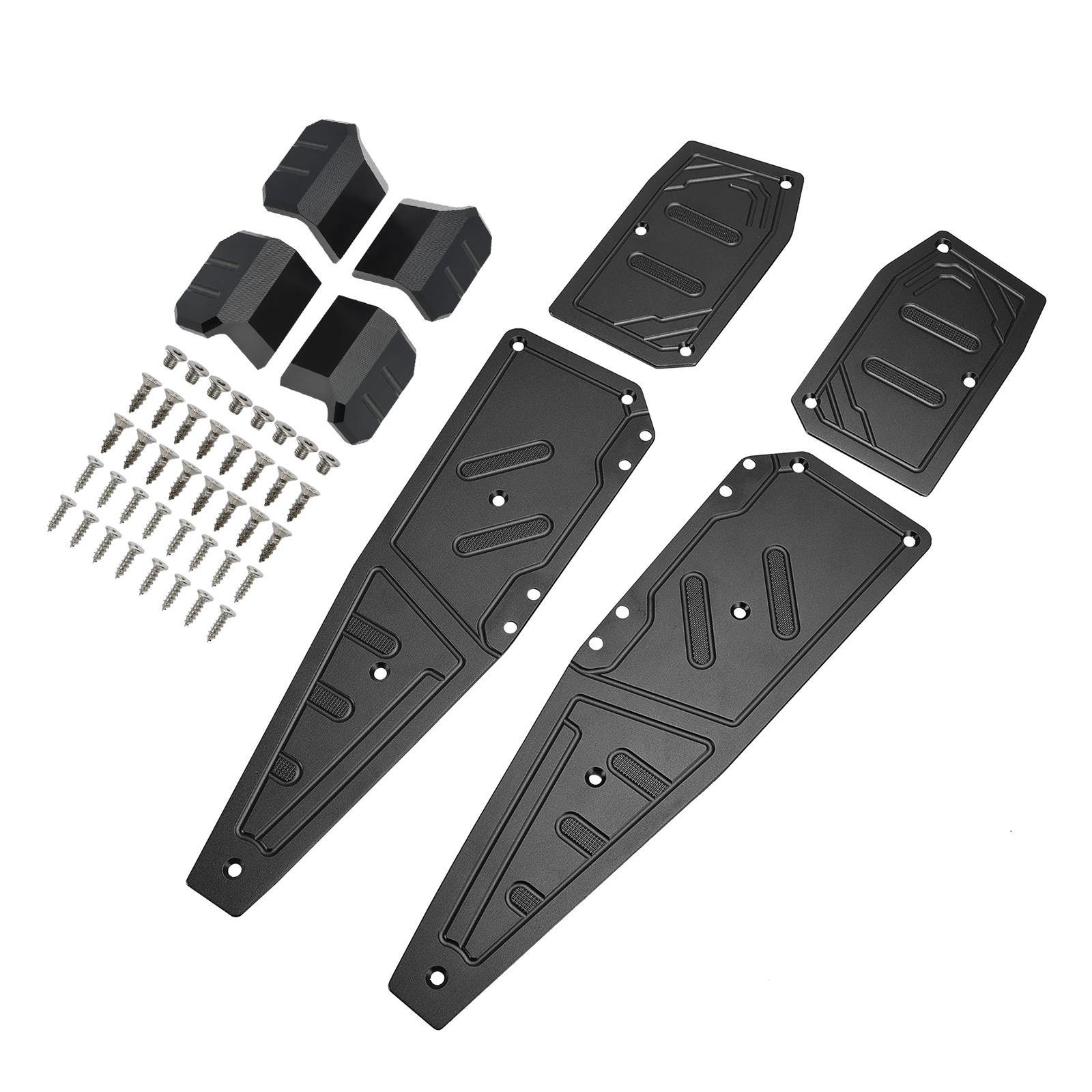 Footboard Foot Rest Pad Peg Pedal Plate For Aprilia SR GT200 SR GT125 2022-2023 чёрный