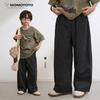 Kids' Casual Plaid Straight-Leg Pants
