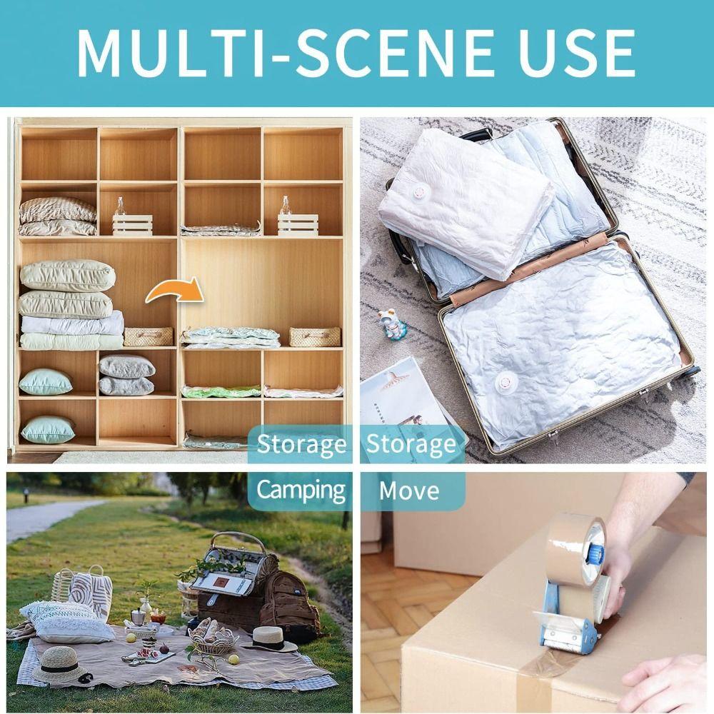 ABS Compressed Bag Electric Pump Space Saving Labor Saving Mini Vacuum Sealer Machine Powerful Inflatable Vacuum Bag Pump