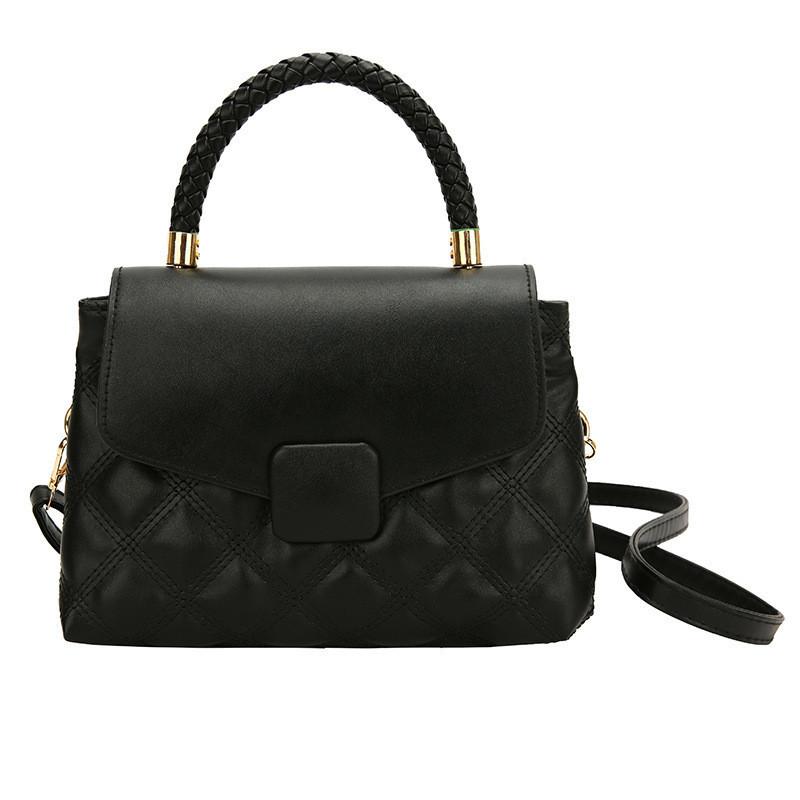 

Chic Small Square Crossbody Bag For Women In Elegant Black And Brown Colors чёрный