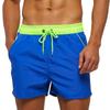 Men's Beachwear, Surfing Pants, Back Pocket Zipper, Solid Color, 3-pants, Quick Drying, Waterproof, Swimming Trunks