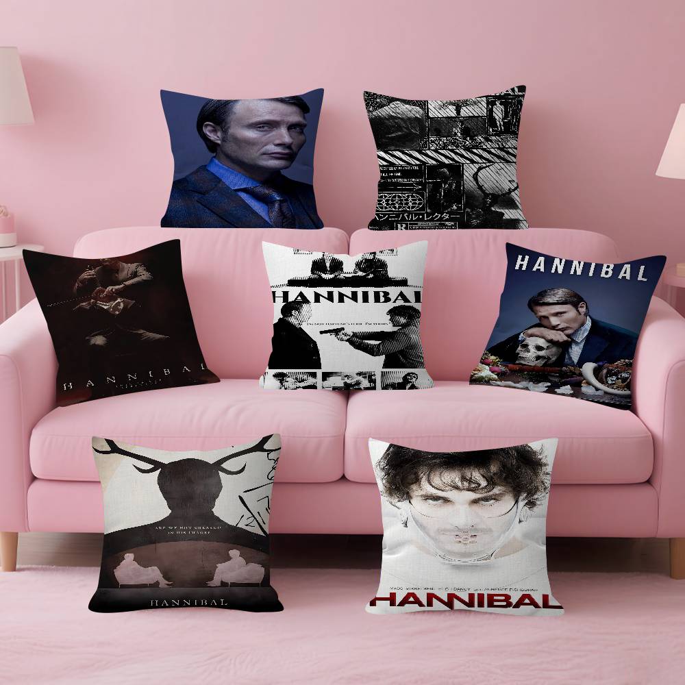 Hannibal Classic Movie Cushion Cover Decorative Pillow Sofa Home Decor Case Pillow Cases