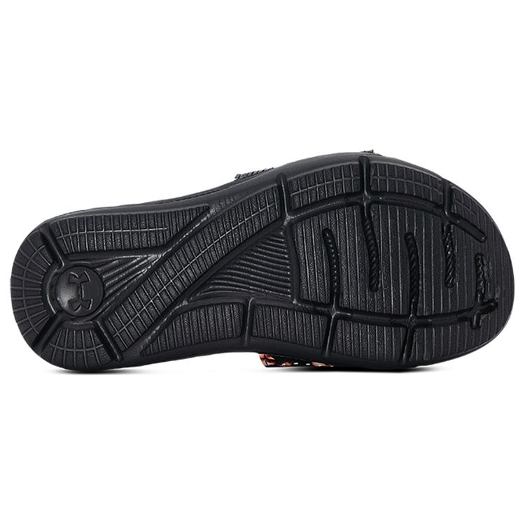 Under Armour Women's Ignite 6 Graphic Strap Slide Black Afterglow 3024453-006