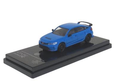 PARAGON Scale Honda Civic Type R FL5 2023 Boost Blue Pearl RHD 1/64 (Finished Model)