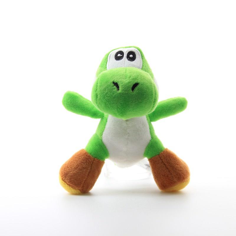 Porte-clés Peluche Yoshi Vert Super Mario Bros Jouet en Peluche Doux Pour Collectionneurs