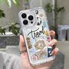 Fashion Travel Tags Silicone Case For iPhone 16 Pro 15 14 17 13 12 11 Pro Max 7 8 Plus 17 Pro Shockproof Transparent Soft Cover