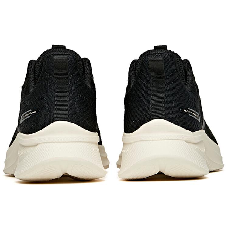 New Anta Hydrogen Run Cushioning, Slip Resistant, And Abrasion Resistant Low Top Running Shoes Women's Black White 122125570-1