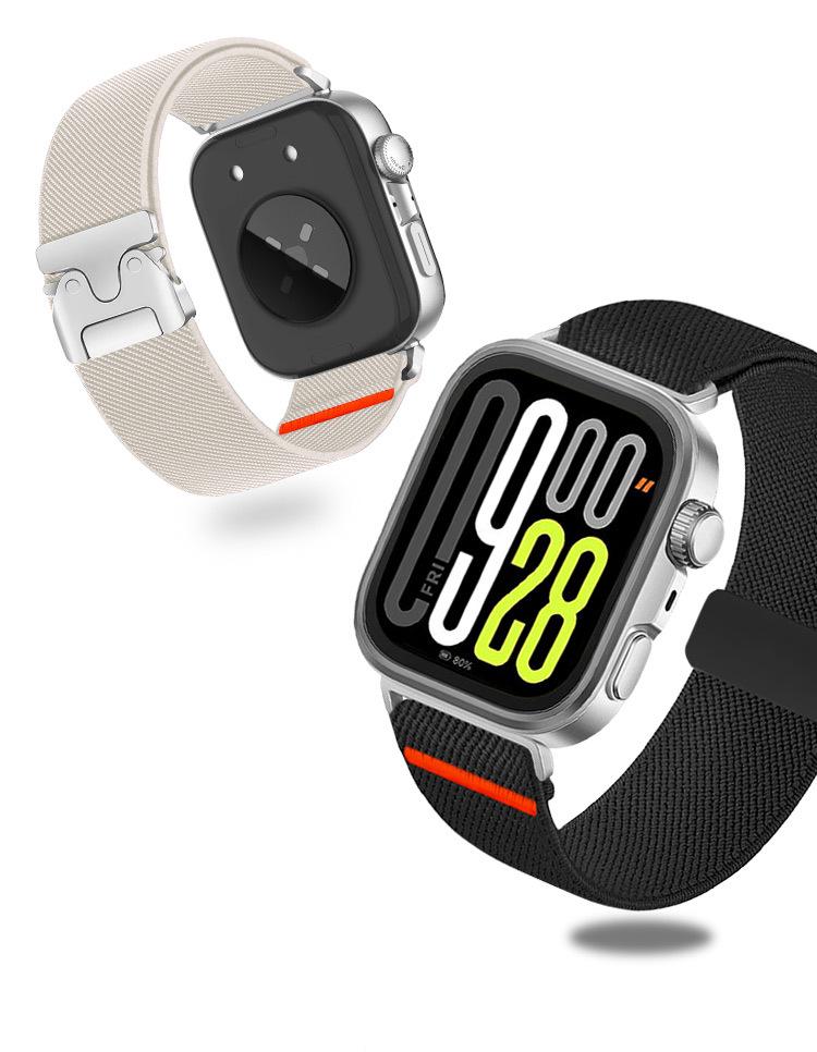 Elastic Nylon Watch Strap with Parachute Buckle for Huawei Fit3/Fit4/Pro (Metal Lugs)