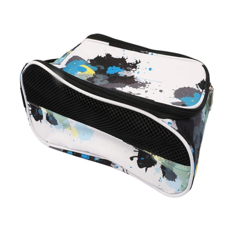 Breathable Golf Shoe Bag Large Capacity Golf Shoe Carrier Flexible Shoe Carrier Footwear Storage белый