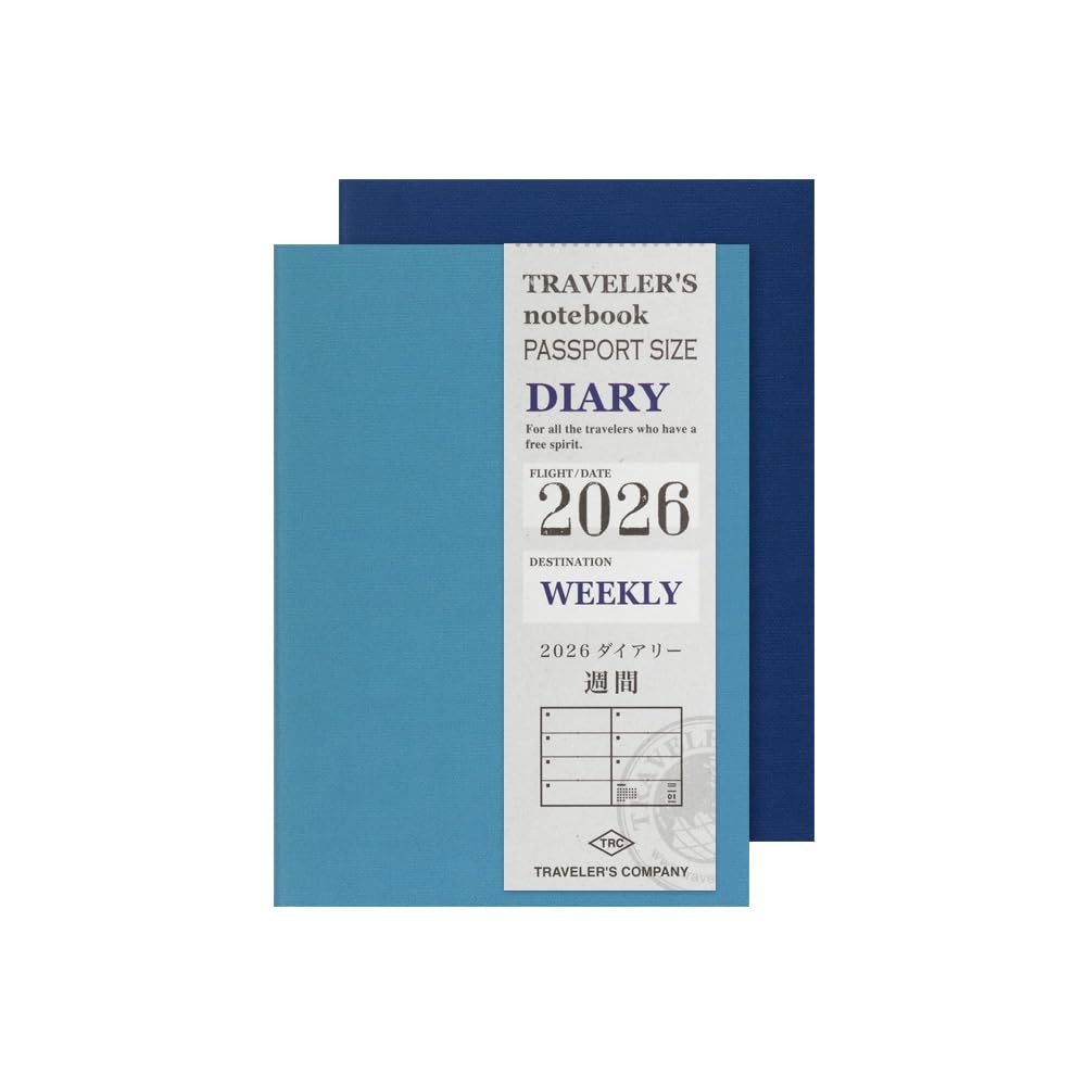 Notebook Planner Refill 2026 Passport Size Weekly 14498006 January Traveler's (Starts 2026)
