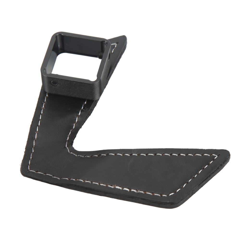 Biljardkritshållare Magnetisk ficka Biljardkritshållare med läderbältesklämma Biljard