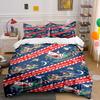 Santa, Reindeer, Sleigh Pattern. Bedding Sets Duvet Cover Sets Duvet Covers Pillowcases(1 * Duvet Cover 2 * Pillowcases Without Duvet Insert)
