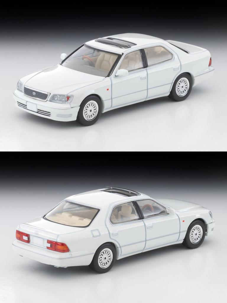 TOMYTEC Tomica Limited Vintage Neo Toyota Celsior 10th Anniversary Edition White Finished Model 340072 1/64 LV-N356c C-Spec