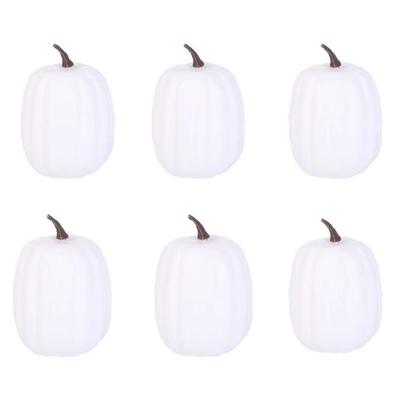 Artificial Pumpkin Foam Decors Halloween Pumpkins Ornament for Farmhouse Thanksgiving Halloween Decorations for Home