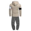 Men Hooded Hood Hoodie Trousers Adding Loose Hoodie Set