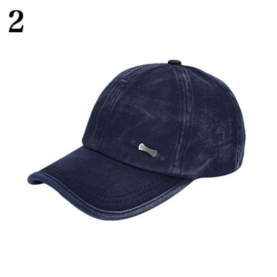 Men Women Adjustable Plain Baseball Cap Trucker Cap Sport Snapback Hip-hop Hat