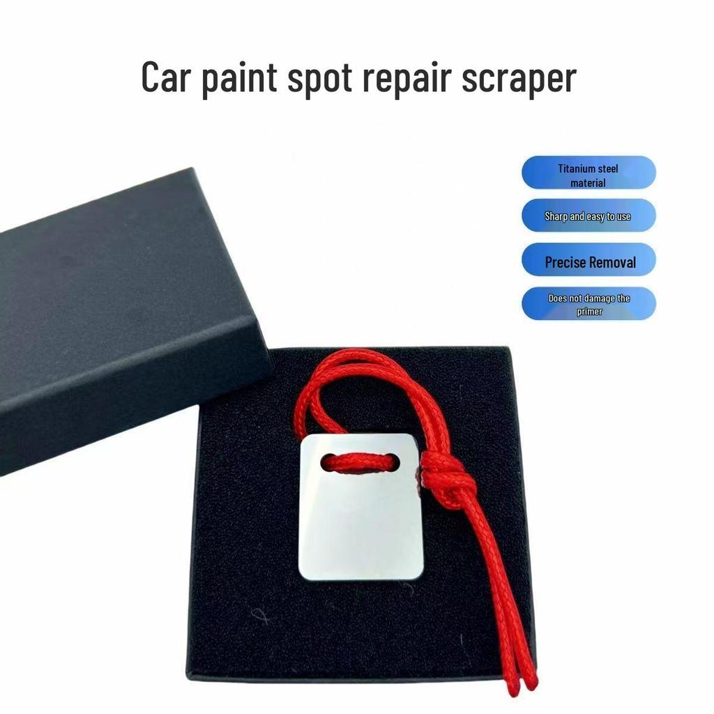 Car Paint Repair & Wash Tool: Wiper Blade Cleaner, Knife Scraper for Paint Stains & Dust Removal