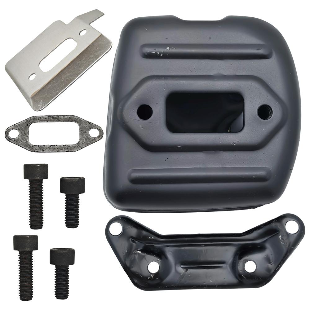 Muffler Exhaust Silent Block Gasket Bracket for Husqvarna 390 385 372 371 365 362 XP JONSERED 2065 2165 2071 2171