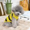 Bee Pattern Pet Apparel Mesh Dog T-Shirt Fashion Puppy Clothing  Outdoor