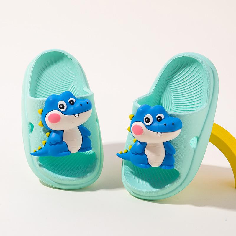 Boy s Flip-flop, Girl s Cute Cartoon Soft-soled Shoes 140 синий