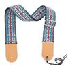 Ethnic Style Embroidered Guitar Crossbody Shoulder Strap for Acoustic and Electric Guitars.