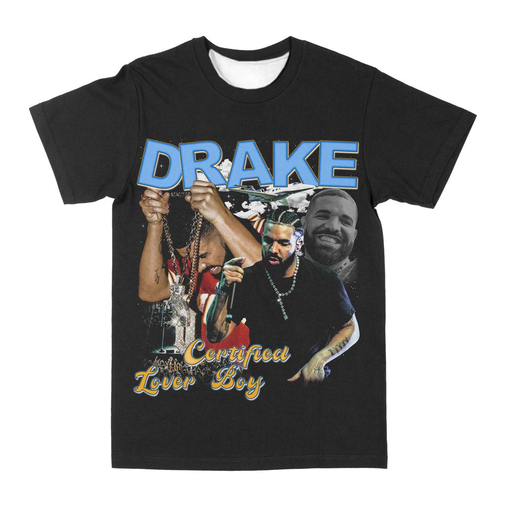 Drake T-shirt for Men New In Tops and T-shirts Vintage Clothing Women's Oversize T-shirt Men's Quick Dry T-shirt Y2k Hiphop Top