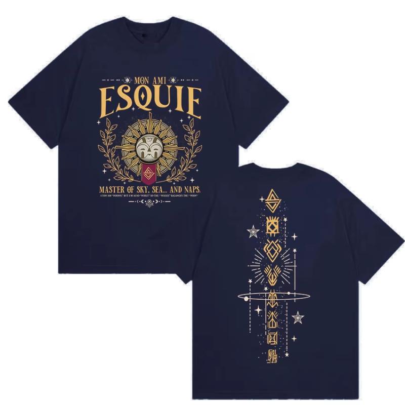 Esquieclair Obscure Expedition 33 Graphic Tshirt Game Fan Gift Merch Tshirt Mens Leisure Harajuku Cotton Tshirt Street Wear