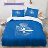 Juego de Colcha con Patrón del Deportivo La Coruña Decoración del Hogar Regalo (1 funda nórdica + 2 fundas de almohada sin relleno.)