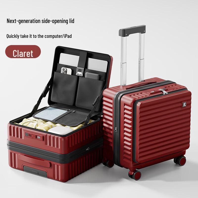 Lisen Ultra-Light Side-Opening Carry-On Luggage