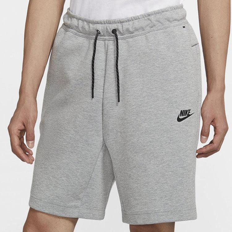 Nike Sportswear Tech Fleece Knit Breathable Shorts Men Bottoms Grey CU4504-063