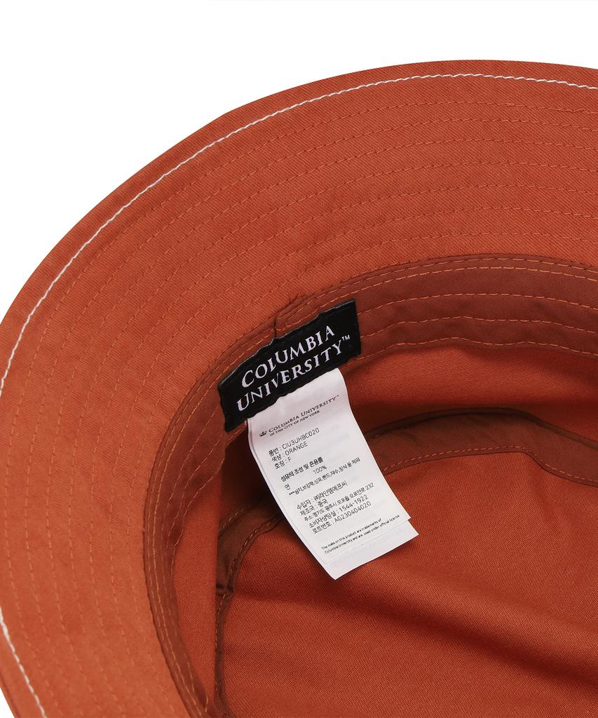 COLUMBIA UNIVERSITY 1754 Classic Logo Bucket Hat Orange