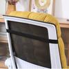 Solid Color Stitching All-in-one Chair Cushion PP Cotton Student Dormitory Backrest Lumbar Protect Waist Mat All-season Thick Office Chair Buttock Pad