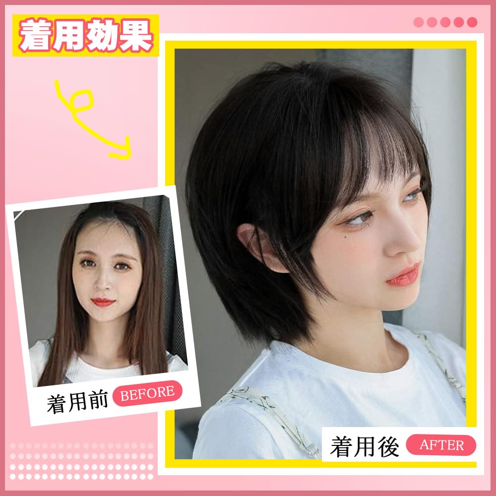 Rinka a Bob Wig for Suitable for Medical This Wig Creates a More It Features Blunt Bangs and Is Breathable and Adjustable for Everyday Wig, Popular,