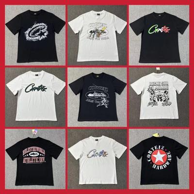 Corteiz Alcatraz Streetwear Unisex Oversized Cotton Tee Hip Hop Casual T-Shirt