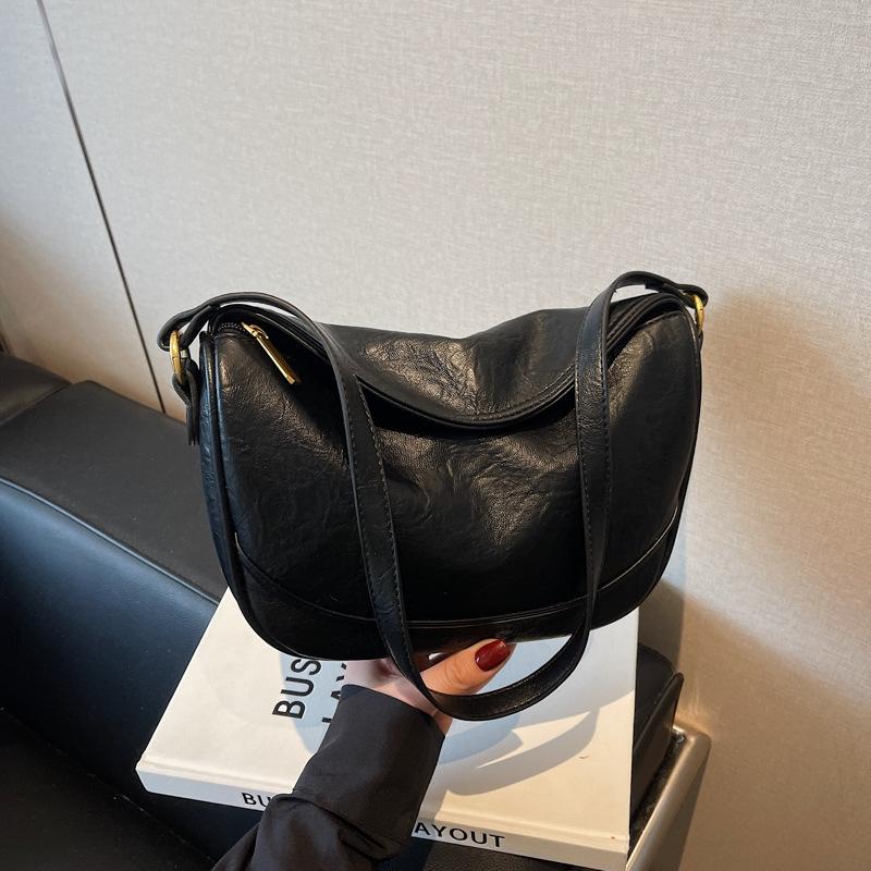 Fashion niche underarm small bag women's new retro versatile single shoulder dumpling bag messenger bag