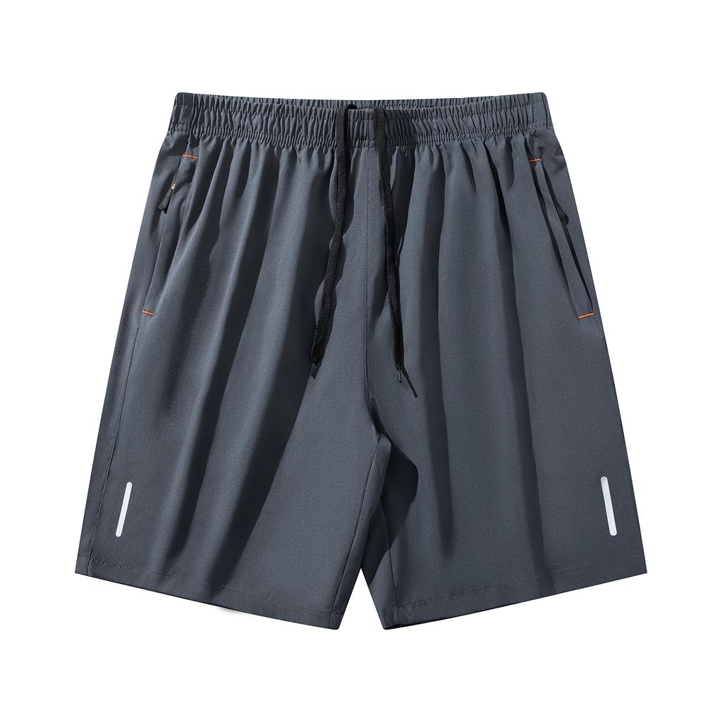 Men's Summer Five Quarter Shorts Solid Color Summer Loose Beach Pants