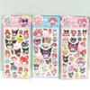 Crayon Shin-chan Pinch Stickers Cute Creativity 3D Stereo Decompress Cat's Paw Sticker New Diy Phone Case Sticker Gifts