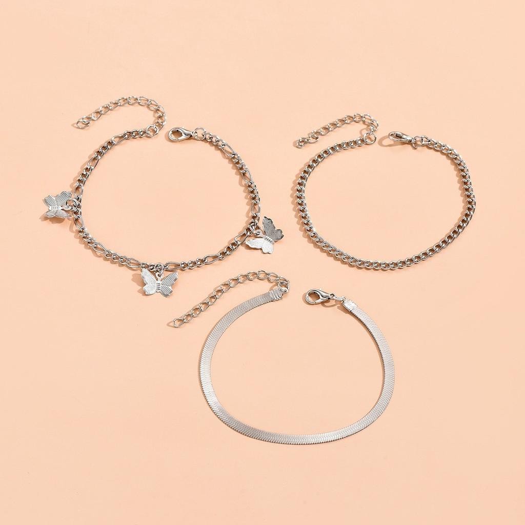 Snake Chain Anklet Bracelet for Women Men Girls Beach Stainless Steel Anklets Fashion Jewelry Gifts Not Allergic