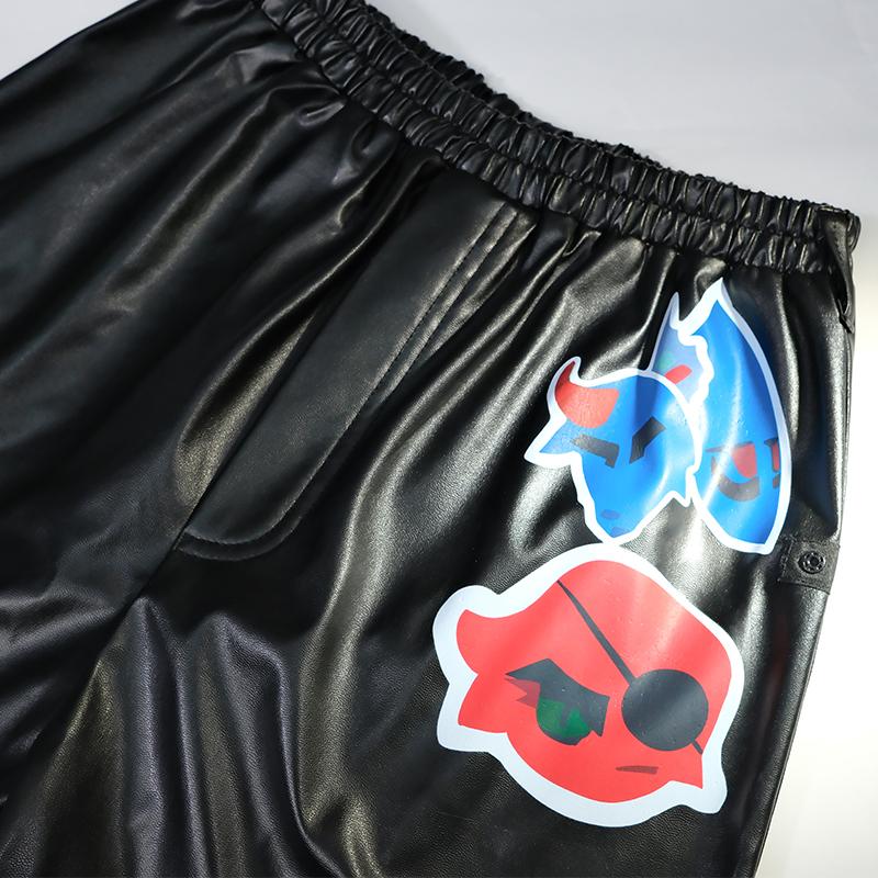 Spiel Lol Heartsteel Ezreal Cosplay Kostüm Lol Heartsteel Gq Ezreal Schwarz Unisex Anzug Halloween Komplettset mit Brille