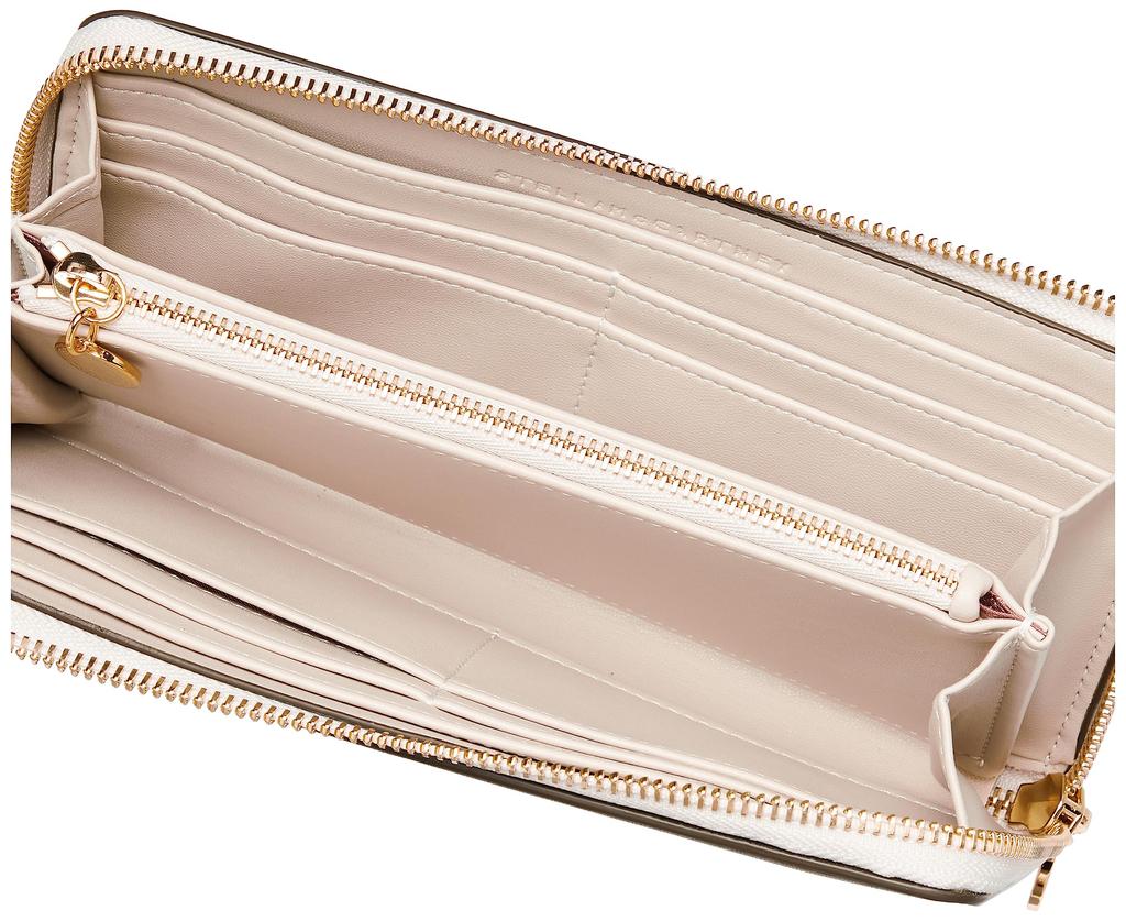 Stella McCartney Women's Zip Wallet, Bicolor Eco Alter Mat, 700251W8856