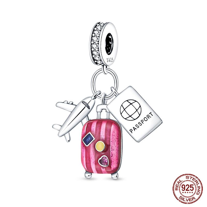 Original 925 Prata Esterlina Cor Mágica Camaleão Luminoso Série Charme Contas Adequado Ajuste Pulseira DIY Jóias Presentes