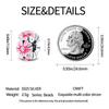 Authentic Charm Bead Charms copper Cherry Blossom Bead Charms Compatible With Charm Bead Charms Plata Bracelets for Women Women Jewellery Making Diy