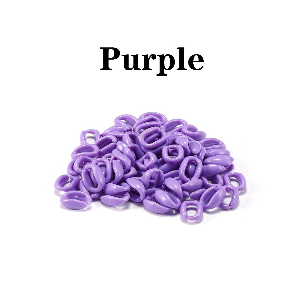 50 Teile/los Bunte Link Kette Anhänger Verbindet Charms Acryl Handwerk Für DIY Halskette Armband Schmuck Machen Zubehör